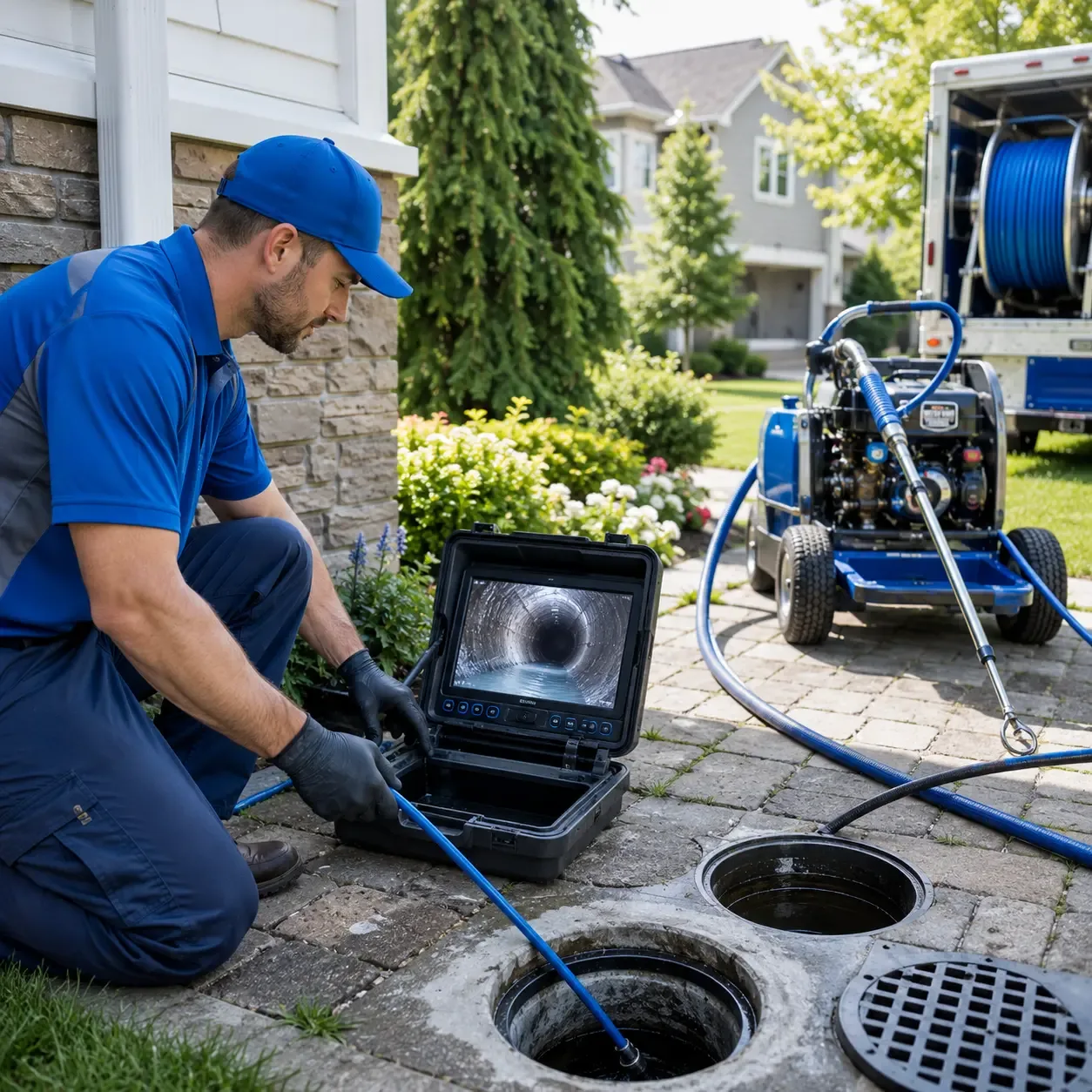 Outdoor drain cleaning professionals serving Anaheim, CA